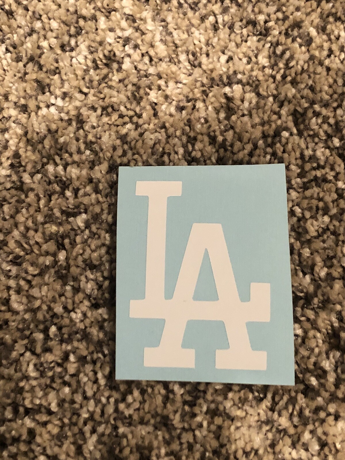 MLB Los Angeles Dodgers LA Batting Helmet Full Size Decal