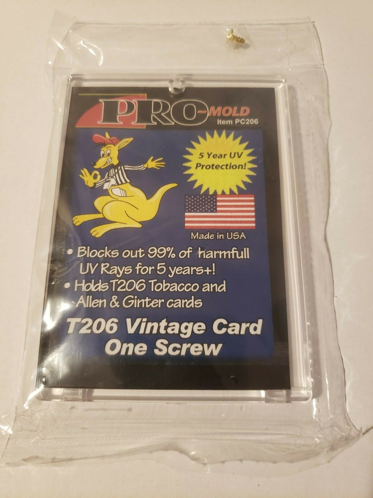 (20) Pro-Mold 1-Screw Screwdown Card Holder Mini Allen & Ginter Tobacco T-206