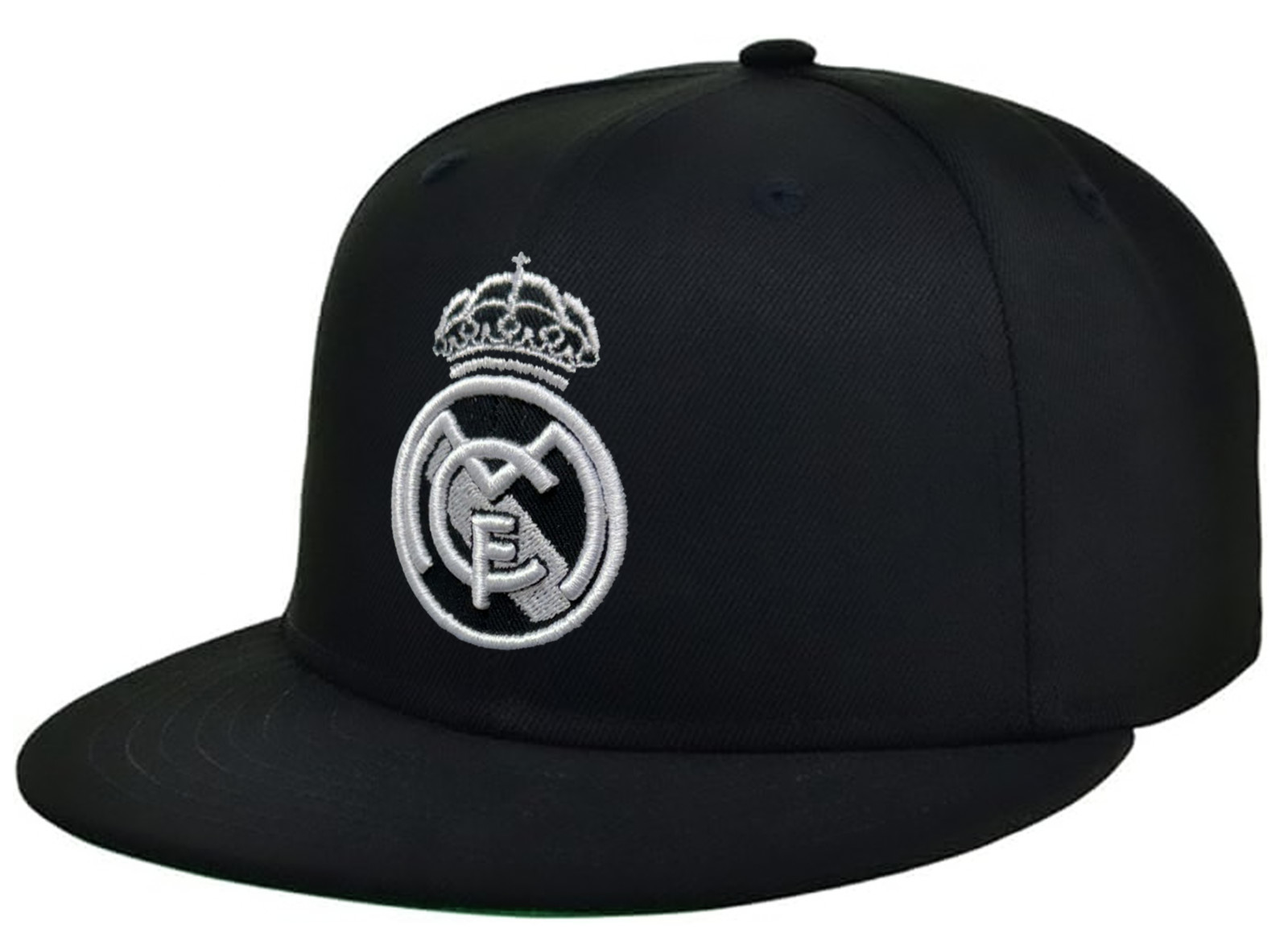 Real Madrid Snapback – Adjustable Fit – Authentic – White Embroidered Detail