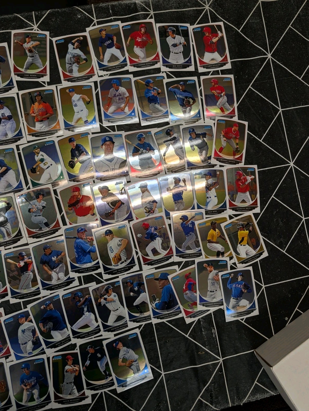 2013 Bowman Chrome Prospects Complete Set #1-110 Buxton Carlos Correa Rcs