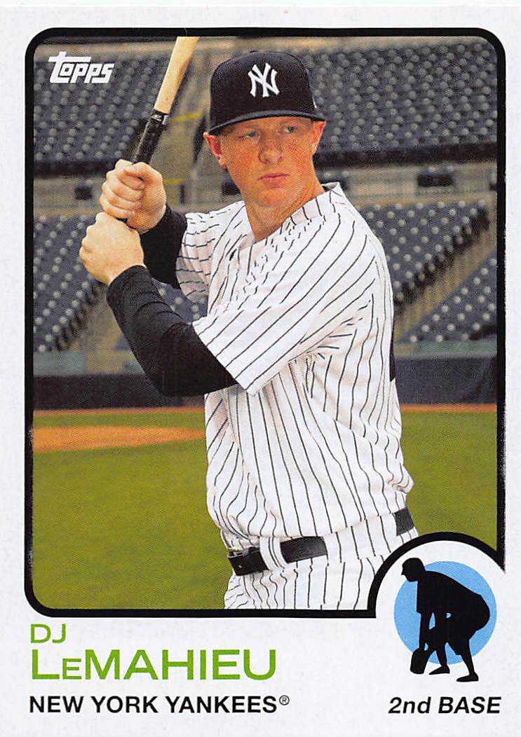 DJ LeMahieu 2021 Topps Archives 1973 Baseball card #115 New York Yankees