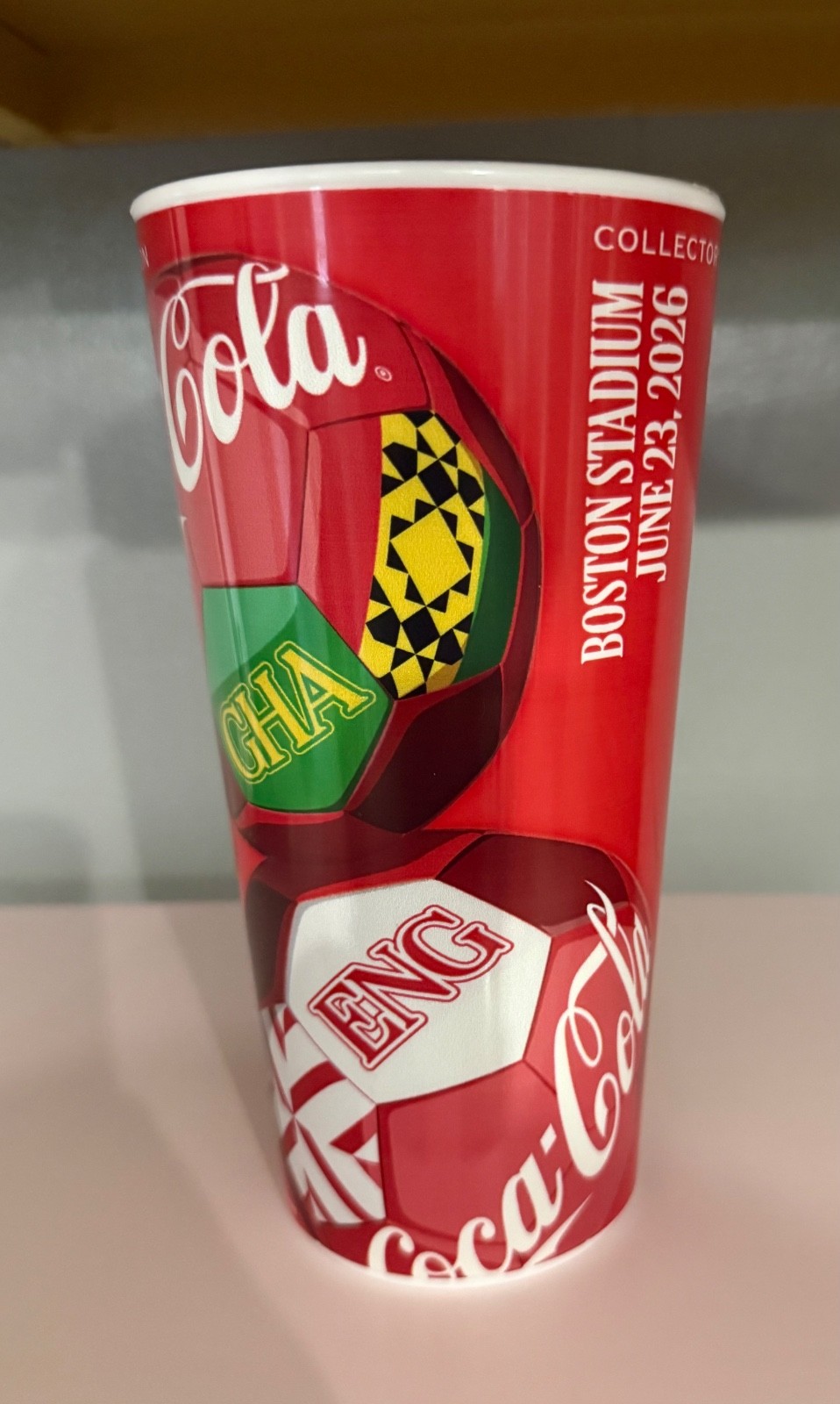 World Cup FIFA 2026 Official Coca Cola Collectors Cup Ghana vs. England #45/104