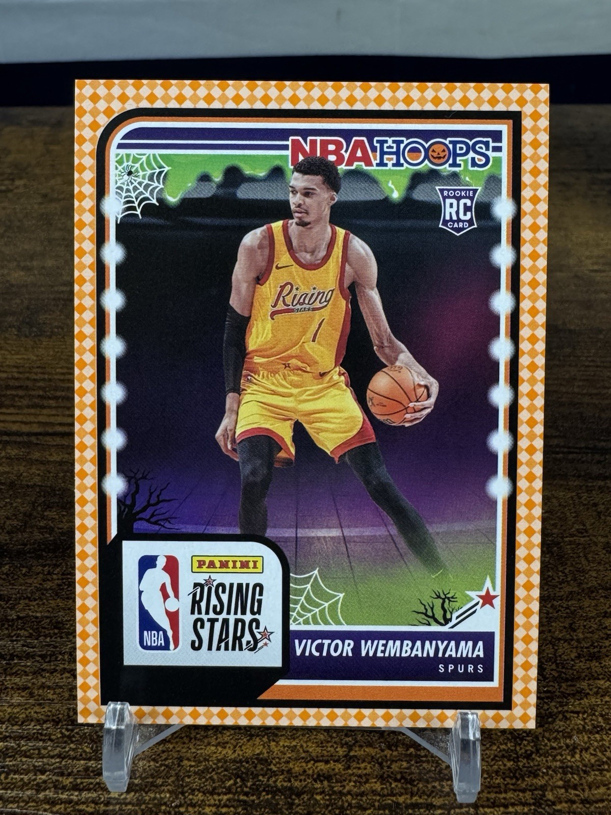 2023-24 Panini Haunted Hoops – Rising Stars Victor Wembanyama #282 Orange (RC)