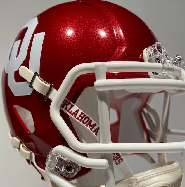 OKLAHOMA SOONERS 2021 NEBRASKA MINI HELMET CALEB WILLIAMS OR ANY PLAYER #