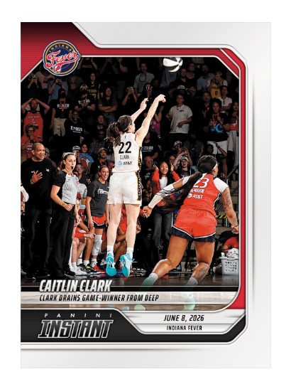 Caitlin Clark – 2026 Panini Instant WNBA #137 Indiana Fever Game-Winner PRESALE