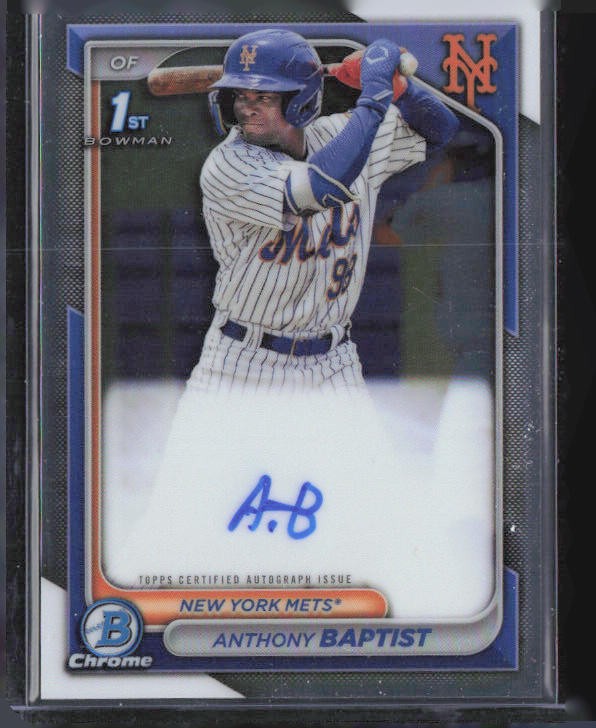 2024 Bowman Anthony Baptist Autograph #CPA-AB New York Mets