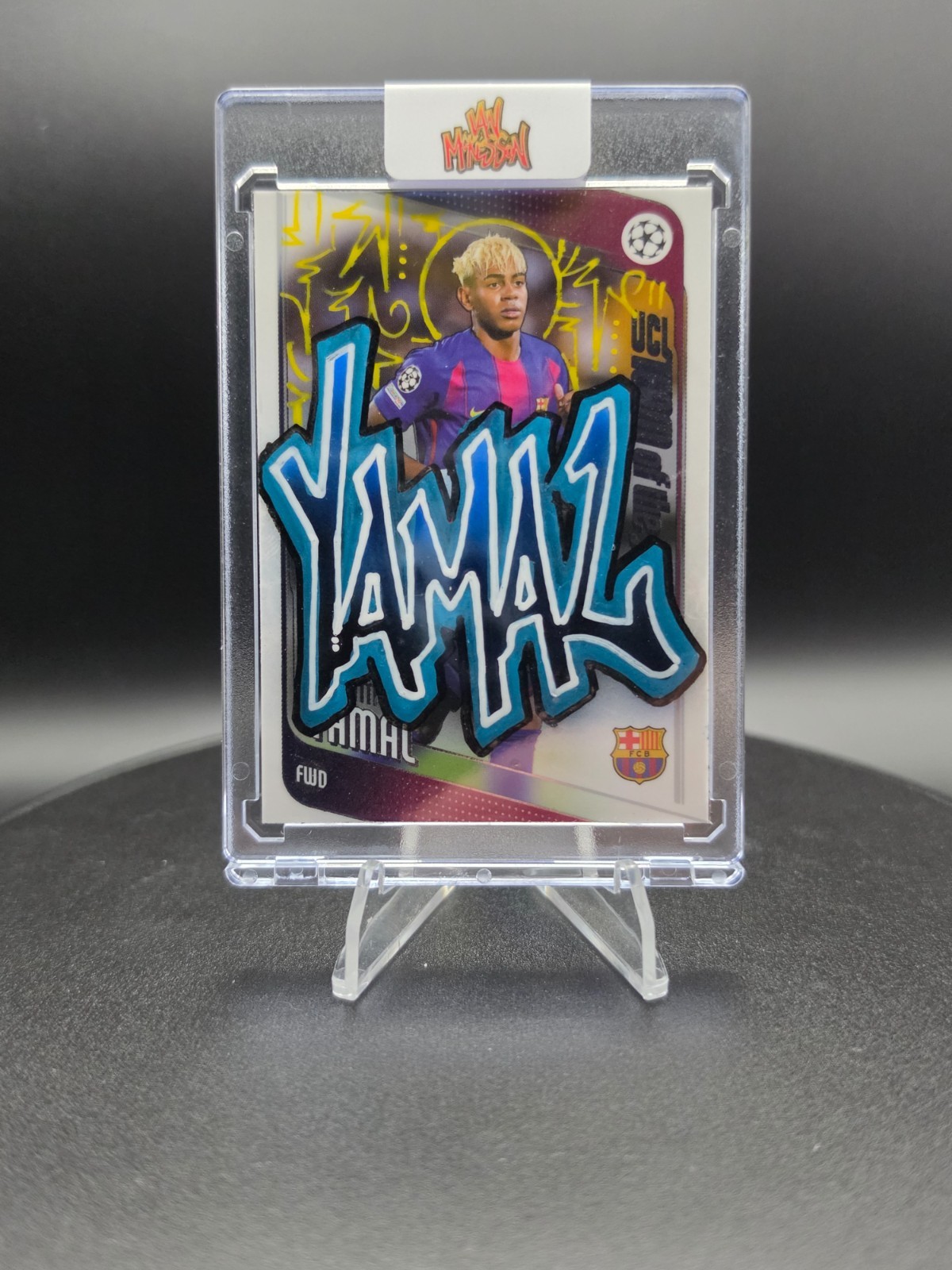 2026 PANINI – Lamine Yamal🔥 ORIGINAL ART #1/1 🔥 Autographed By IAN MCKESSON