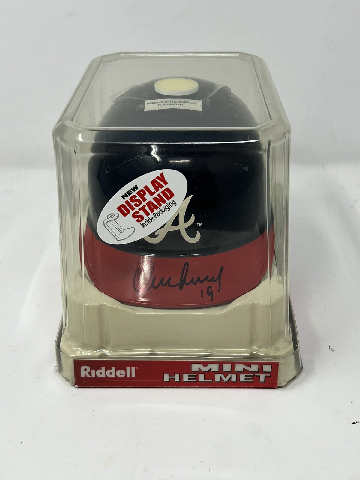 Yunel Escobar #19 Autographed / Signed Atlanta Braves Mini Helmet