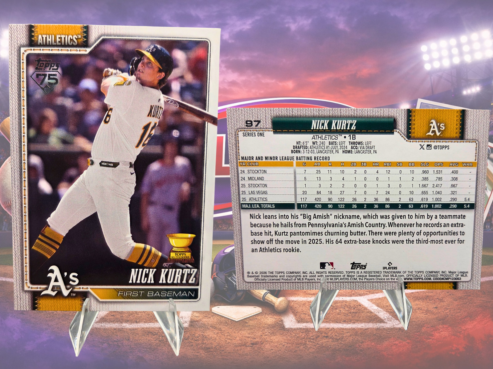 2026 Topps Series 1 MLB Pick Your Card #1-200 Base RC Future Stars League Leader