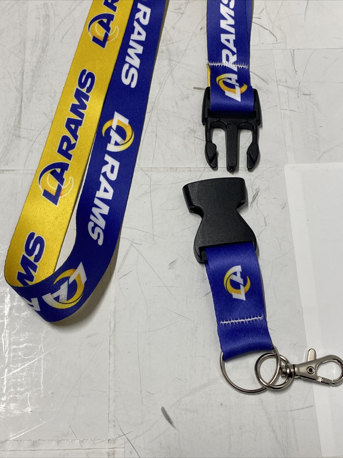 LOS ANGELES RAMS detachable Lanyard (measures Approx 24”) NEW LA Rams