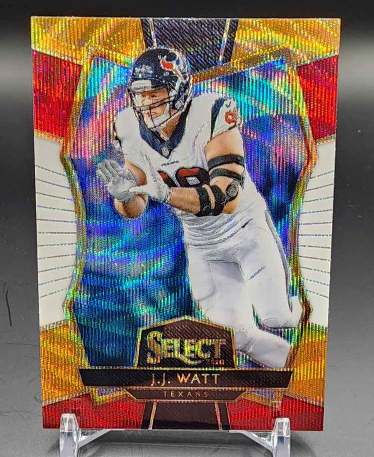 2016 Panini Select Premier Level J.J. Watt #169 Tri-Color Prizm Texans
