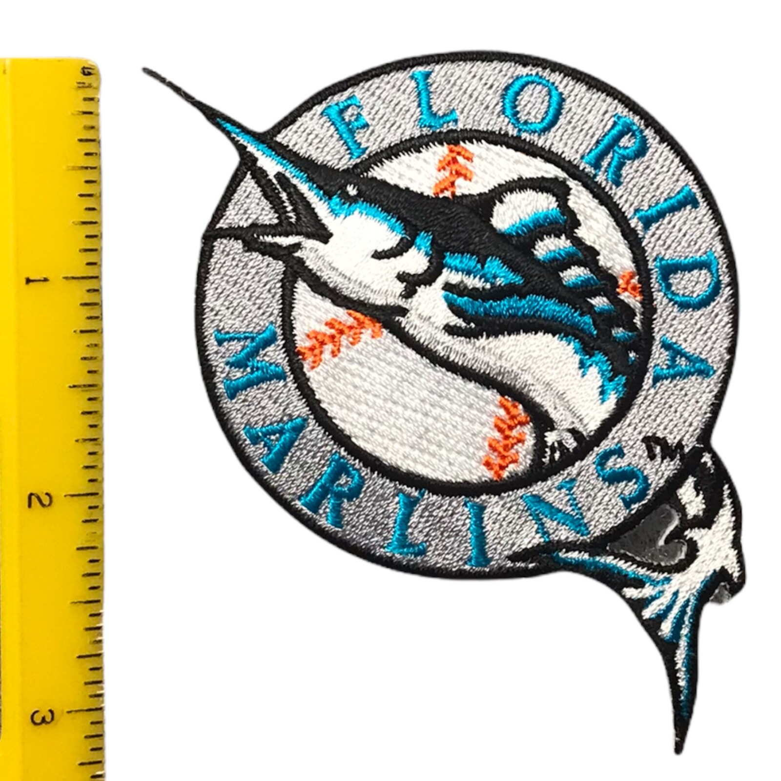 1993-2011 FLORIDA MARLINS MLB BASEBALL VINTAGE 3.25″ DIECUT TEAM LOGO PATCH