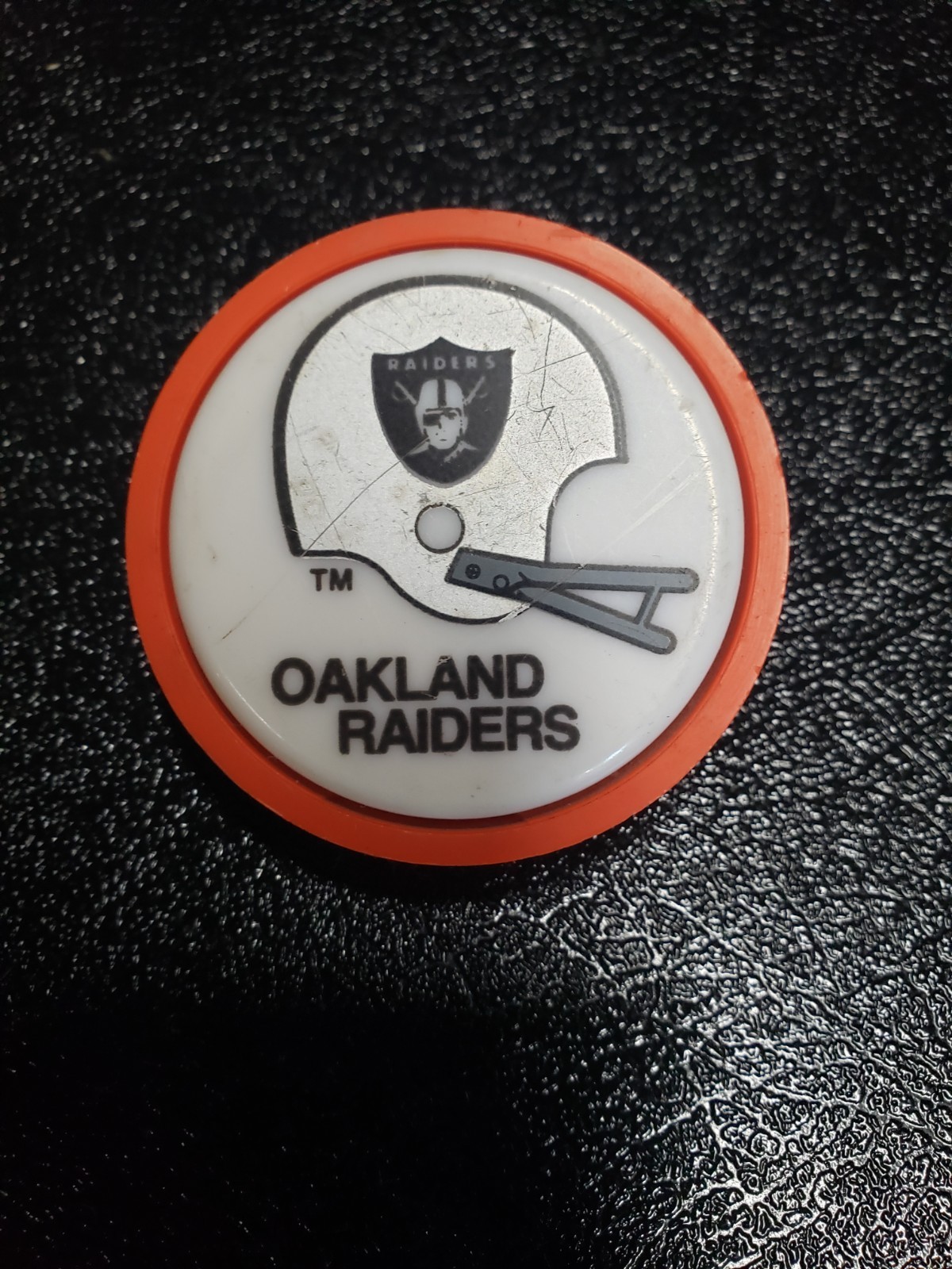 Oakland Raiders Glow in the dark Night Light AFC NFL Works great !! VTG GE rare