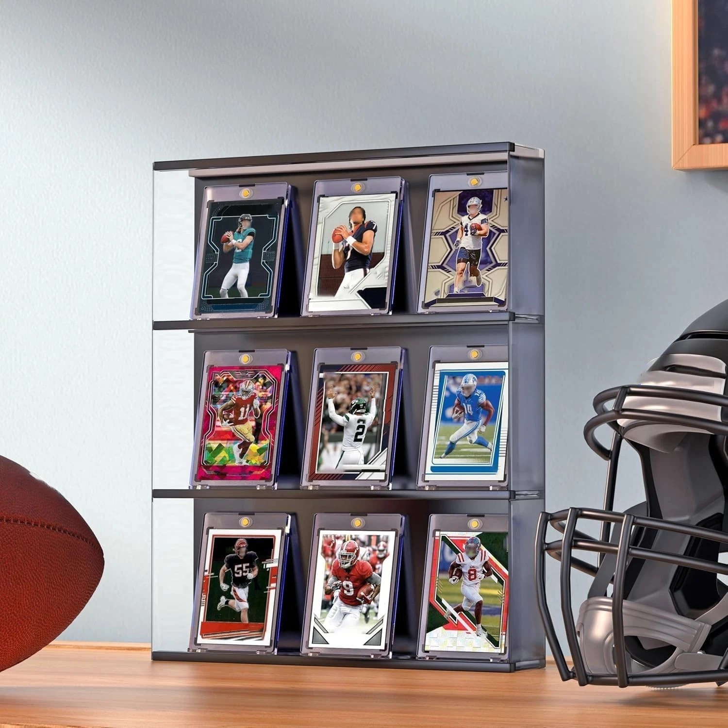 Durable Magnetic Card Holders – 50ct UV Protectors for Trading Card Display