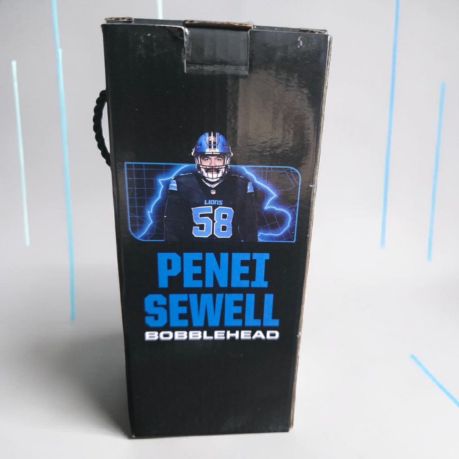 Penei Sewell Detroit Lions Bobblehead NFL Licensed IdegyIn Box Rare Promo NIB 7″