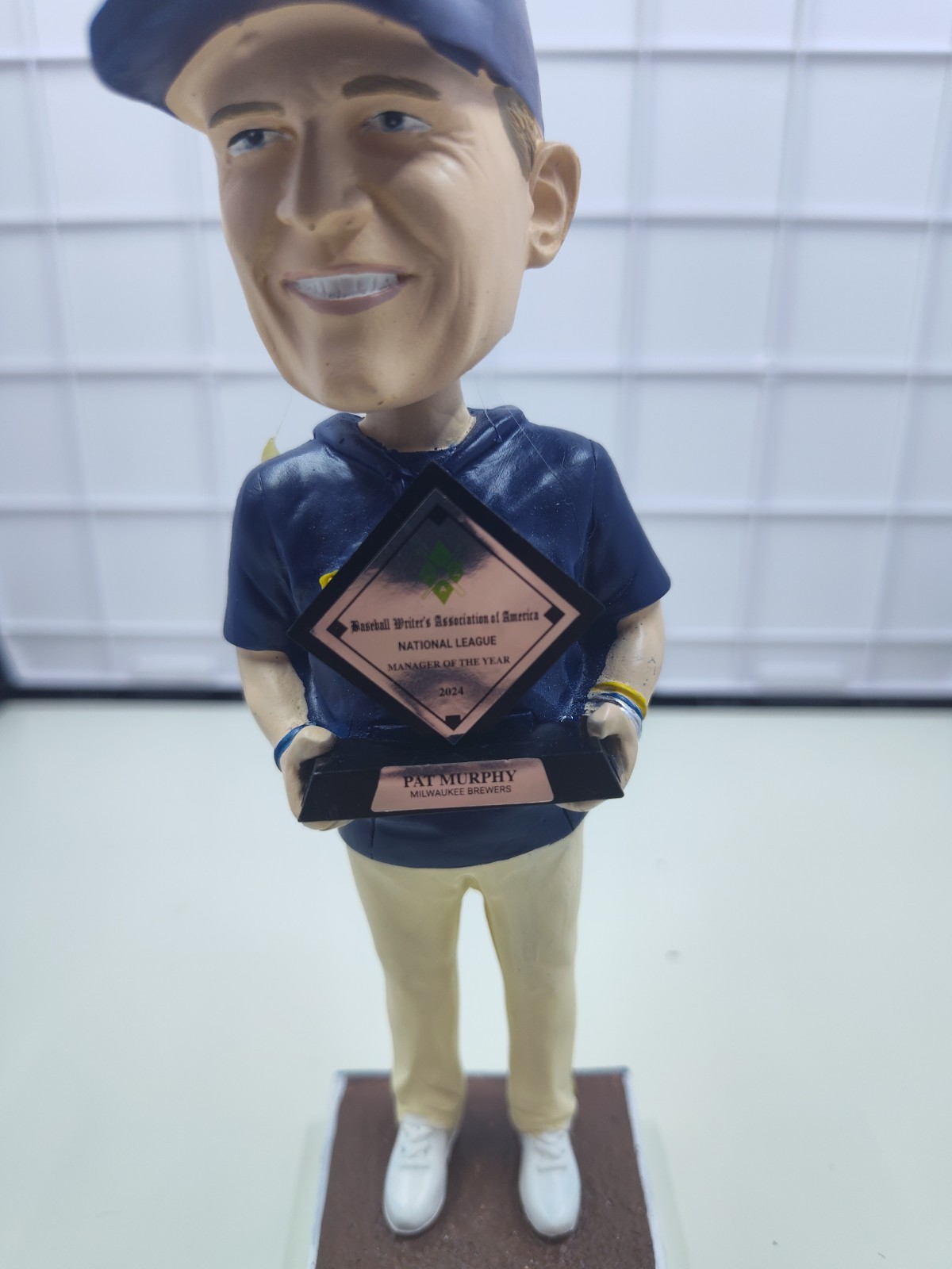 Pat Murphy Bobblehead Milwaukee Brewers Giveaway BDA Collectors Edition Coach