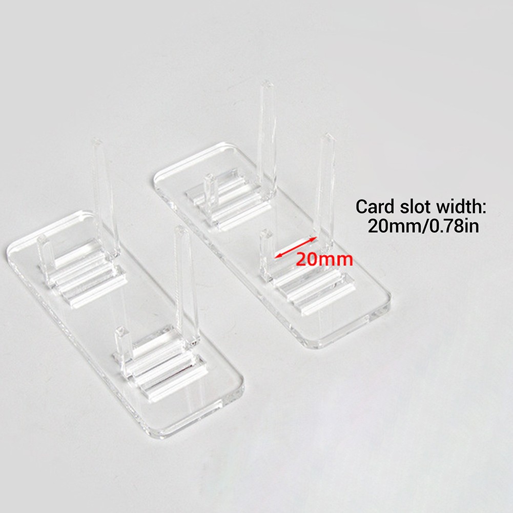 5PACK Magnetic Trading Card Holder 35PT Hard Case Protector + Display Stand