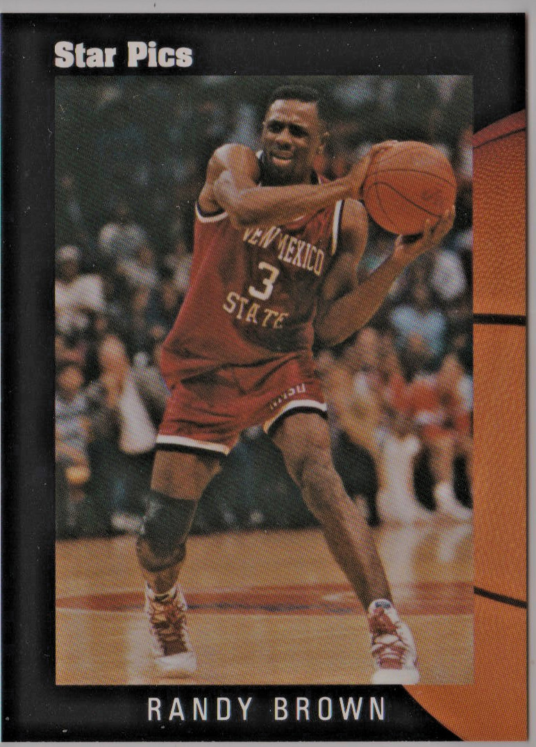 Randy Brown New Mexico State Guard 1991 Star Pics “PRO PROSPECT” Card # 45 NrMt