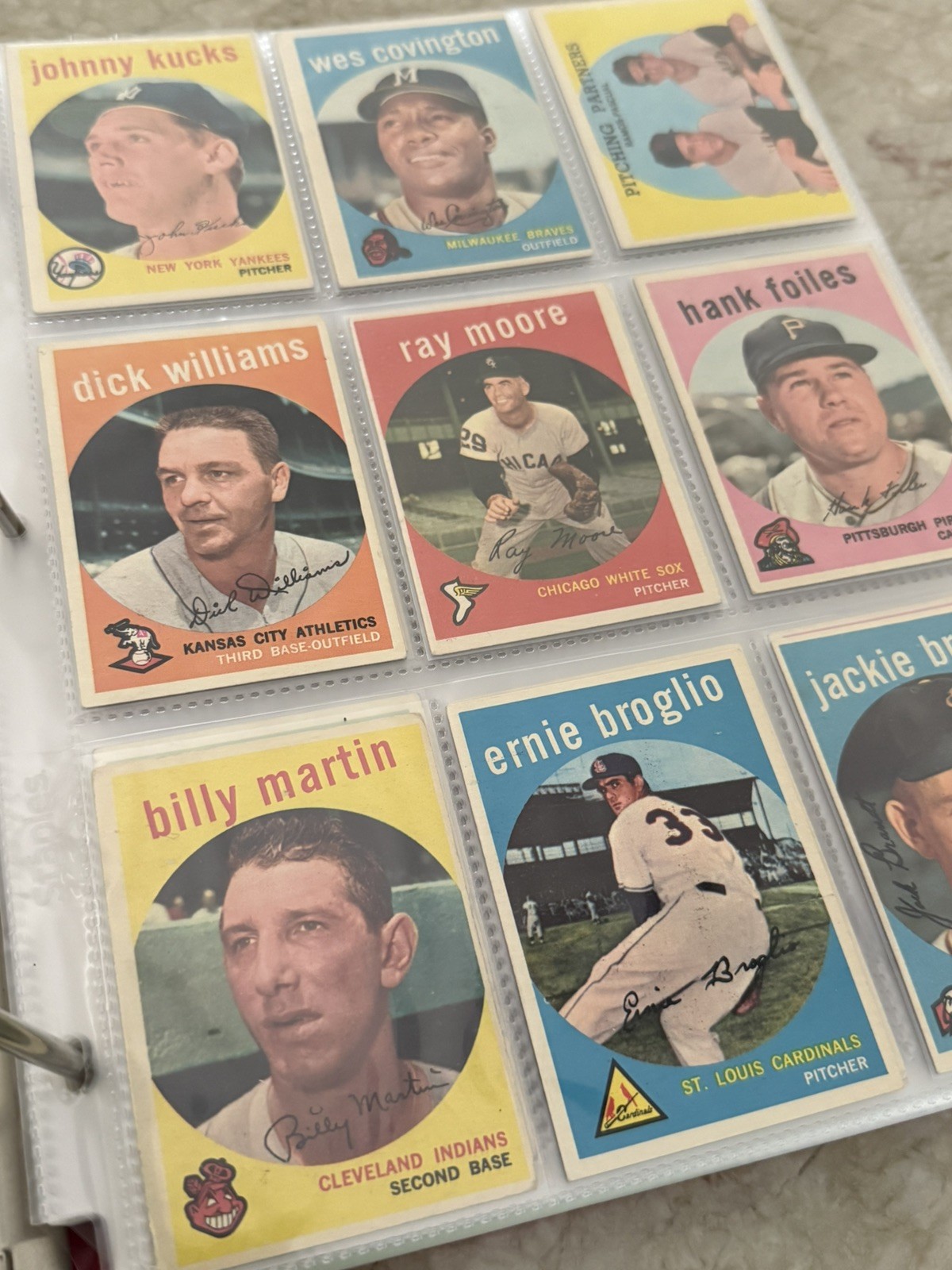 1959 Topps Baseball Complete Set 572 cards