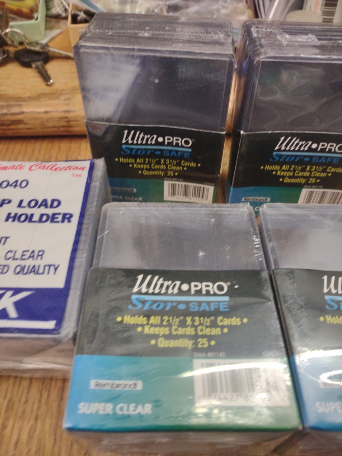 Ultra Pro Store Safe Toploader Holds Cards 125 Count