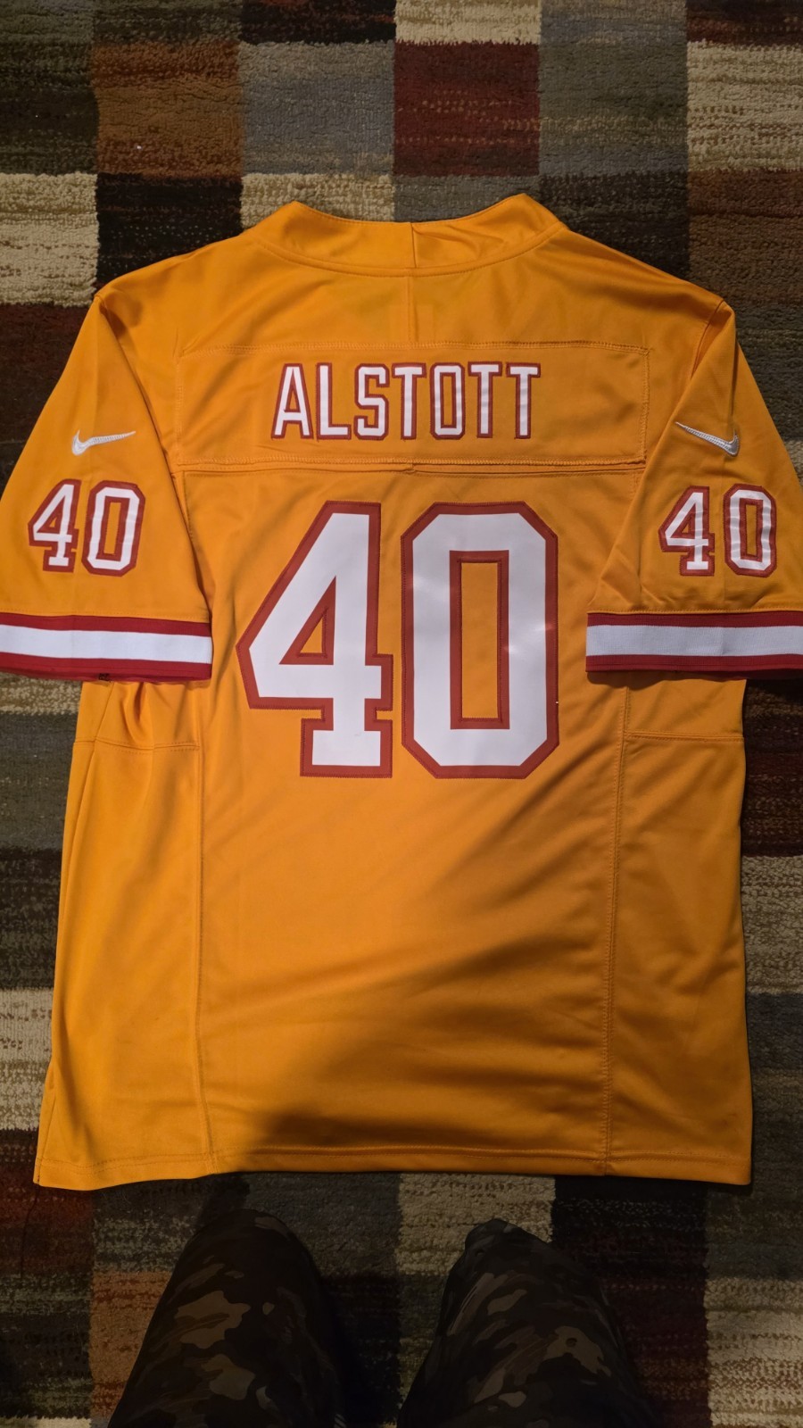 Nike Tampa Bay Buccaneers Mike Alstott Dreamsicle Jersey New W/out Tags Sz Small