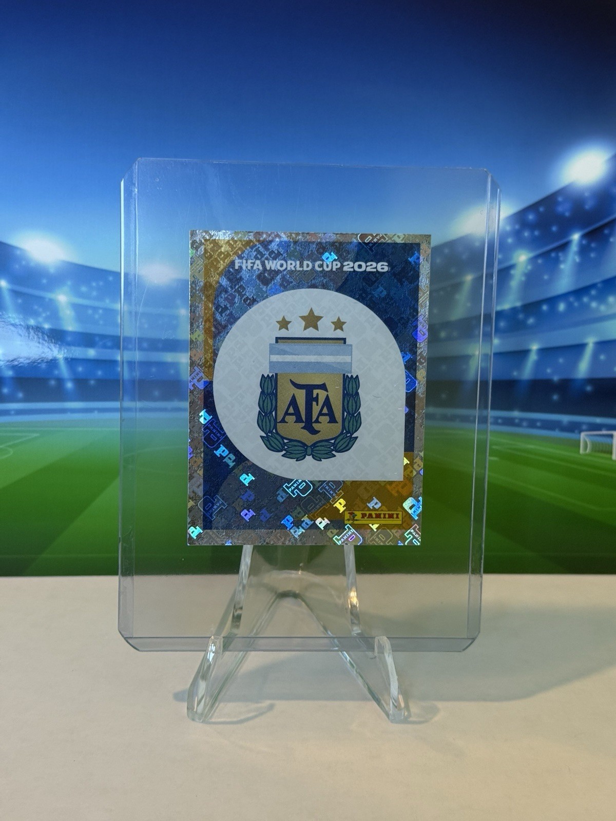 2026 Panini FIFA World Cup #ARG1 Argentina AFA Crest Sticker – Club Badge/Logo