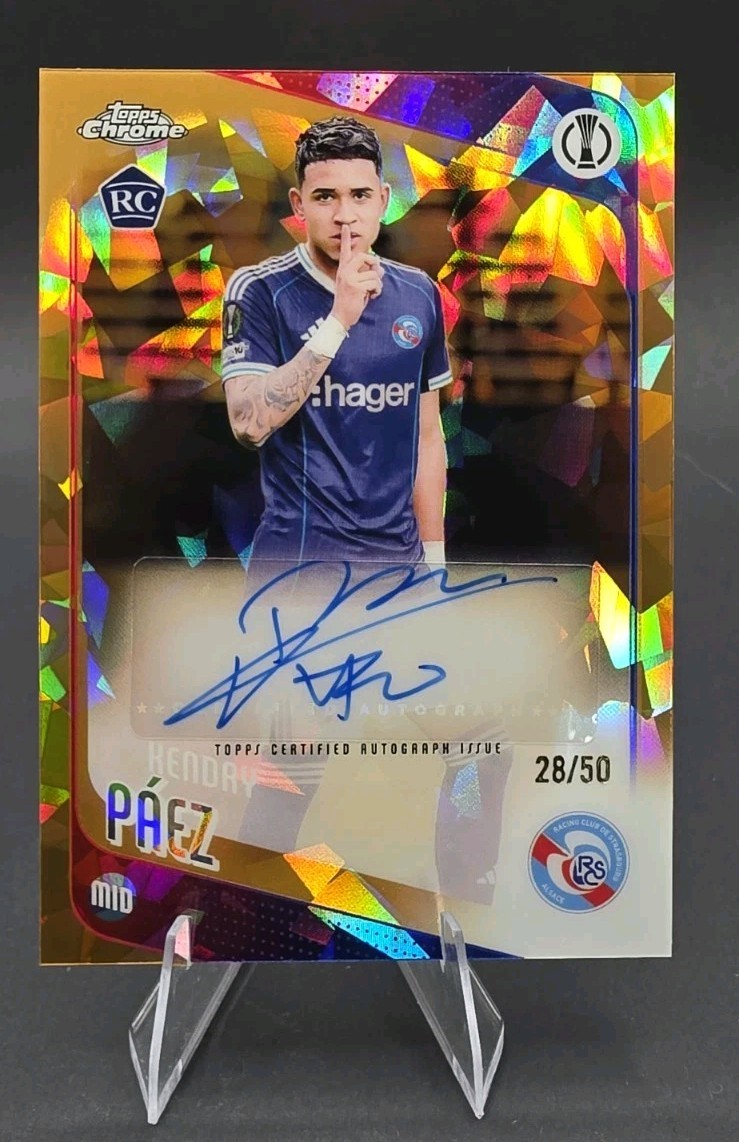 Topps Chrome Sapphire 2025-26 Kendry Páez RC Auto CA-KP Chrome Autos /50
