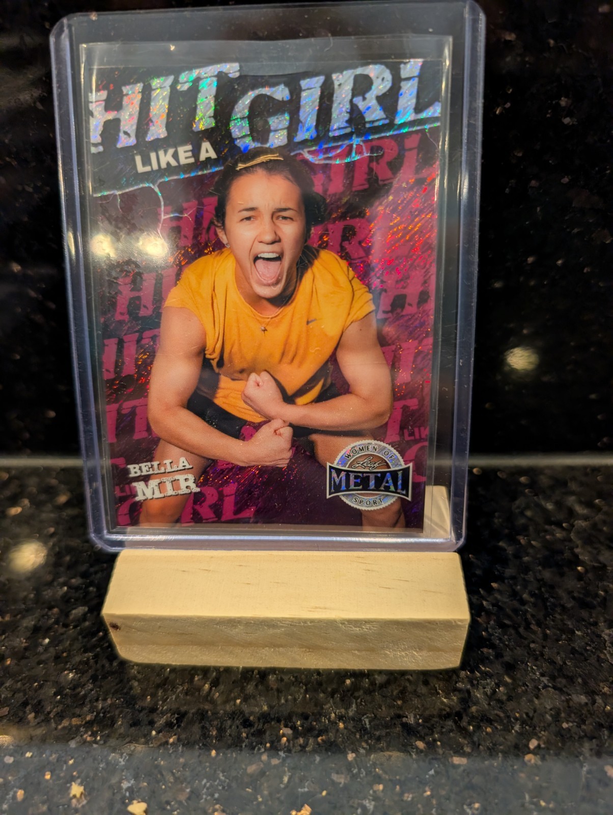Bella Mir 1/1 Hit Like A Girl Pink Lazer And Bella Mir 7/8 Blue Next MMA STAR??