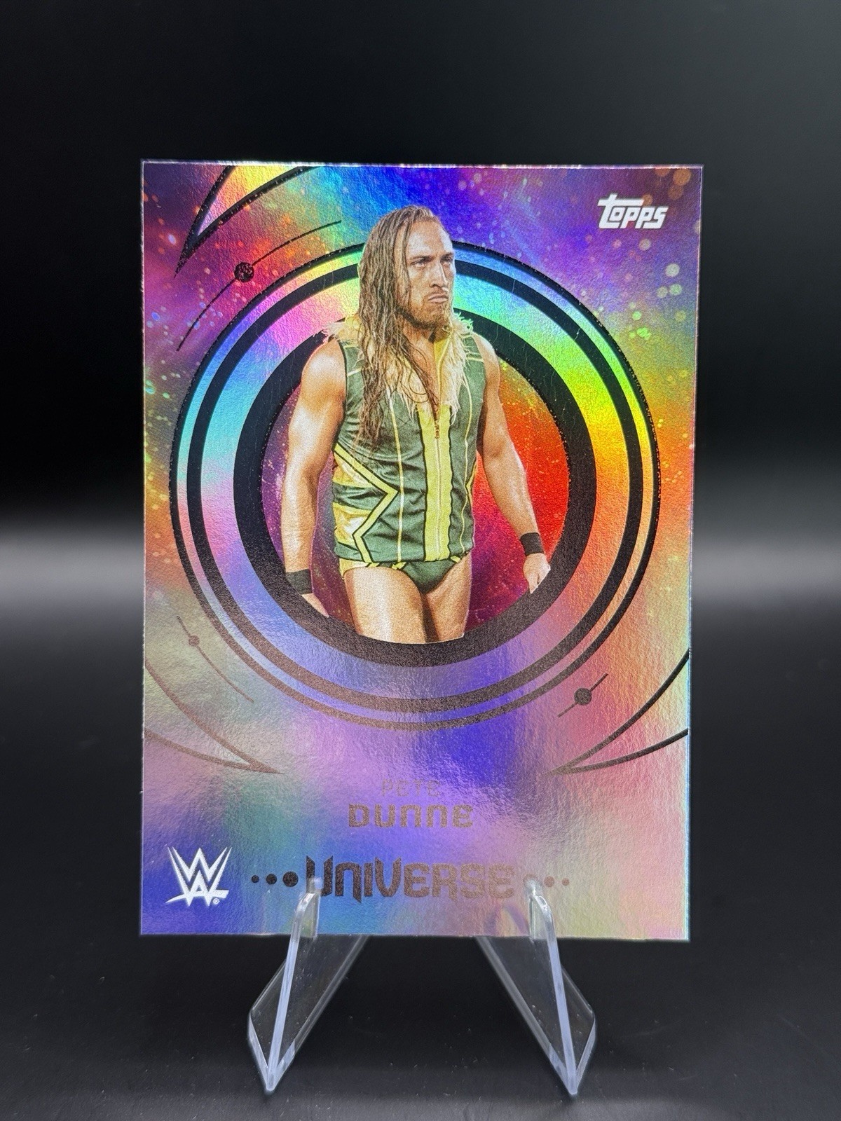 Pete Dunne Topps Universe WWE #4 Trading Card FREE SHIPPING NXT