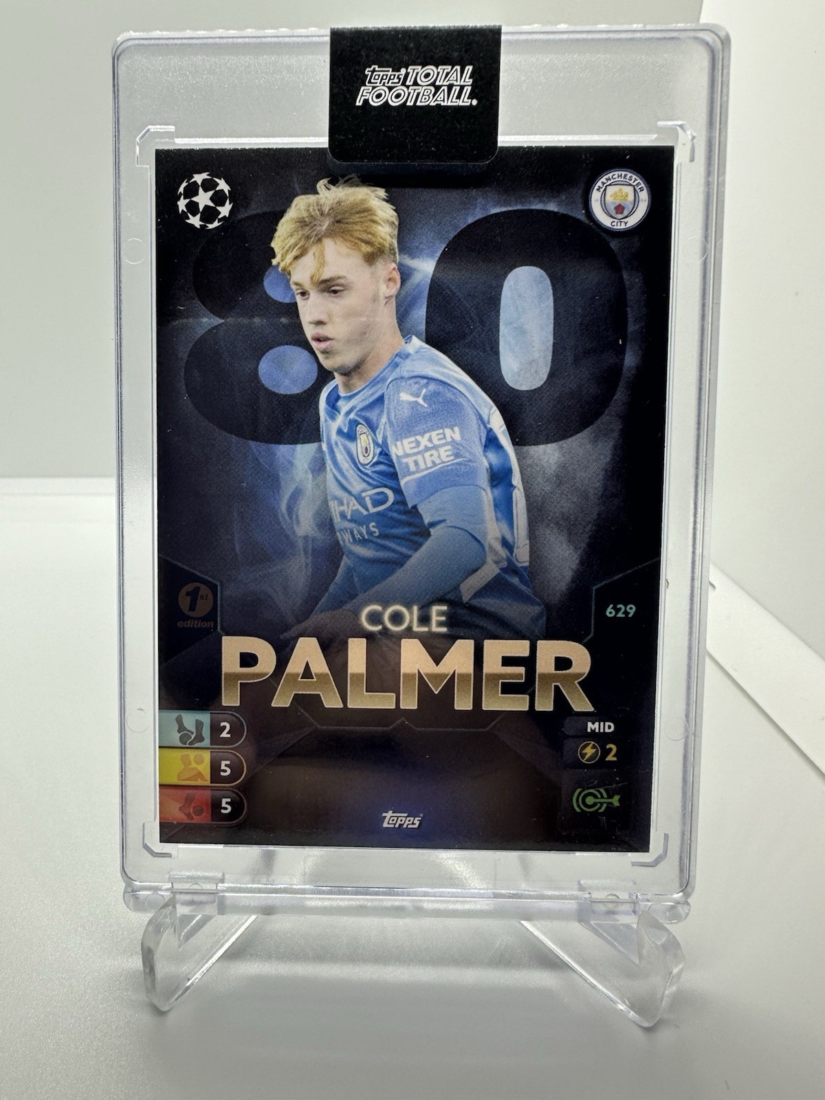 2021-22 Topps Total Football Cole Palmer 1st Edition Rookie Card Print Run /100