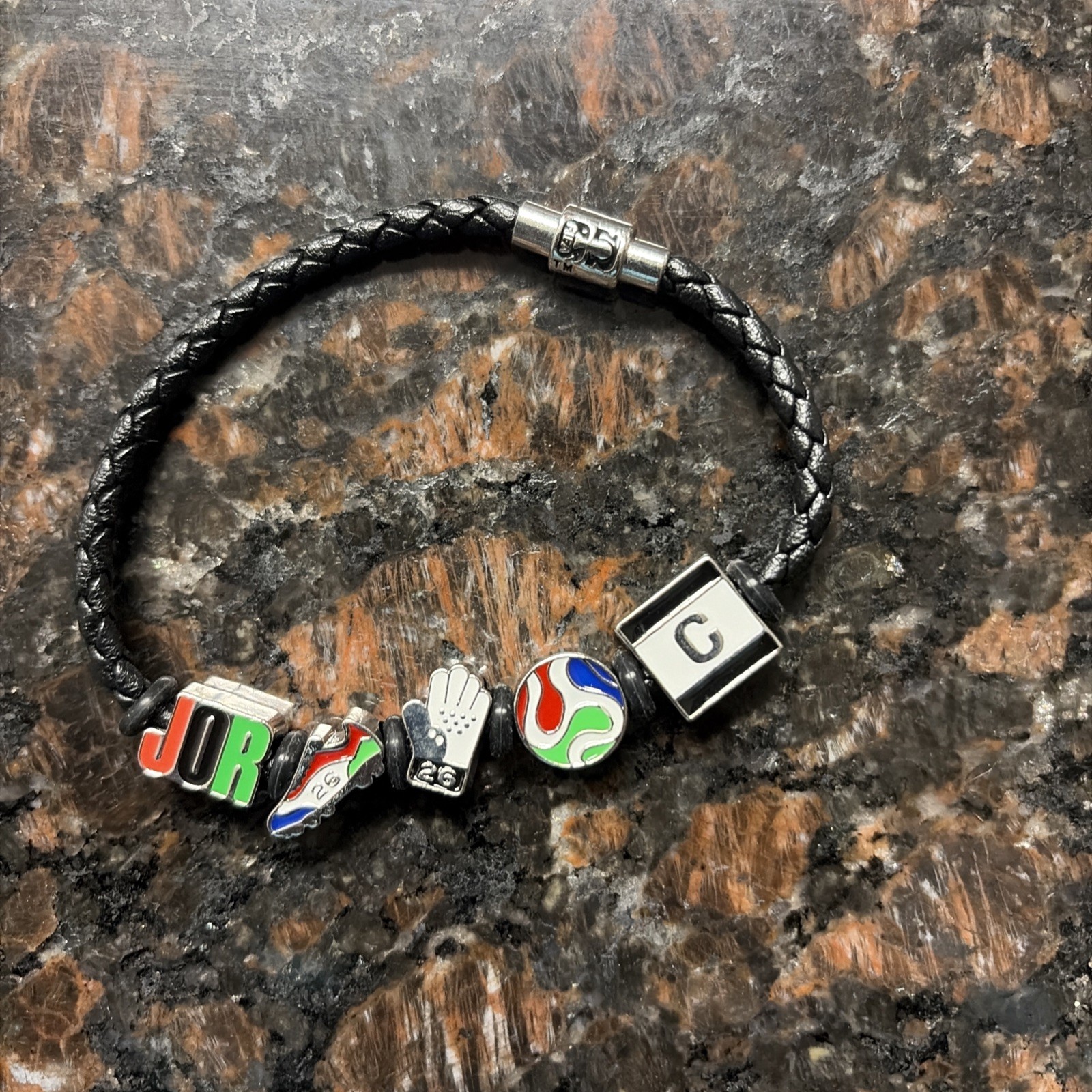 FIFA World Cup 2026 Bank Of America Jordan Charm Bracelet SMALL