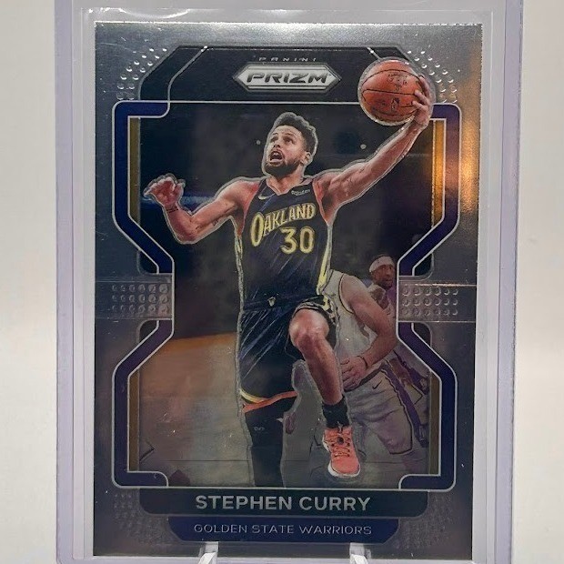 Stephen Curry Silver Prizm 2021 Panini Prizm 154 NBA Golden State Warriors