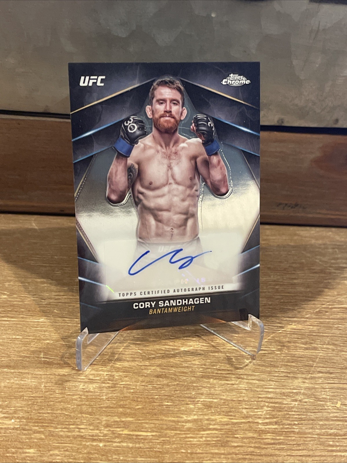 2024 Topps Chrome UFC Chrome Veteran Autographs Cory Sandhagen #CVA-CSA (AU)