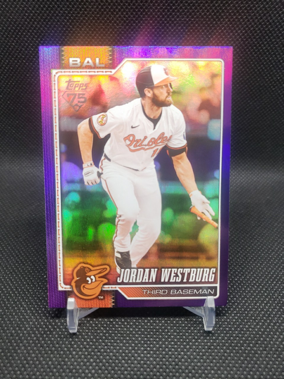 JORDAN WESTBURG 2026 Topps Series 2 PURPLE Rainbow Foil Orioles #613 125/250