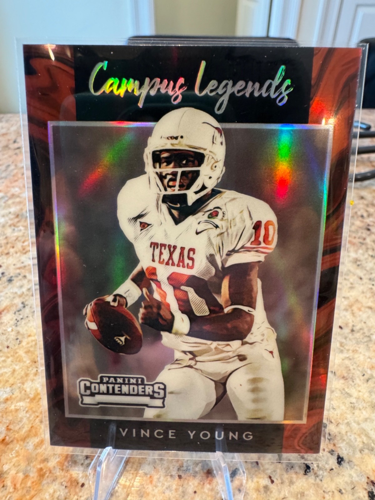 Panini 25′ University of Texas NIL Hobby Campus Legends Vince Young SSP CASE HIT