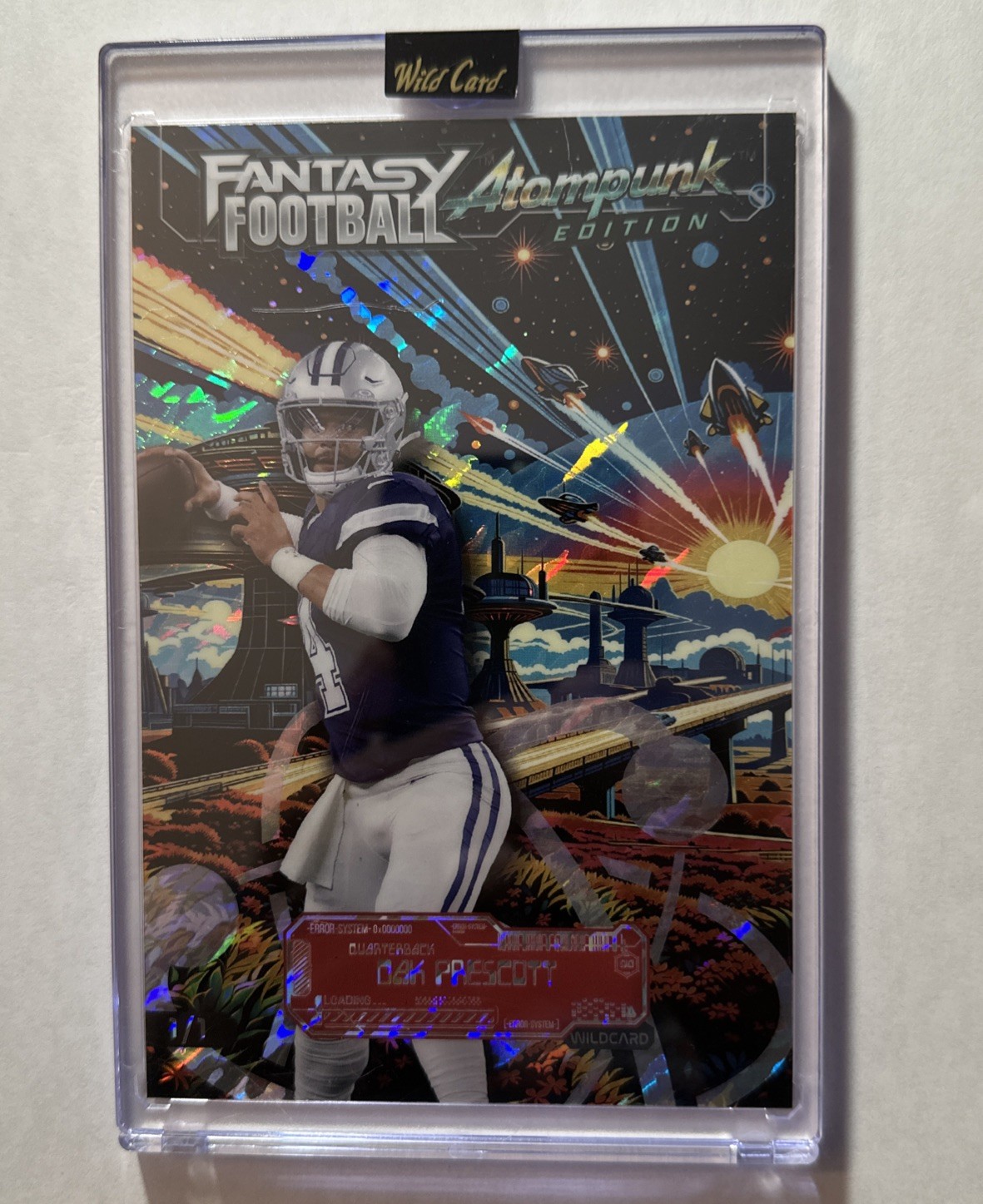 2026 Wild Card Fantasy Football Atompunk Mammoth Dak Prescott Dallas Cowboys 1/1