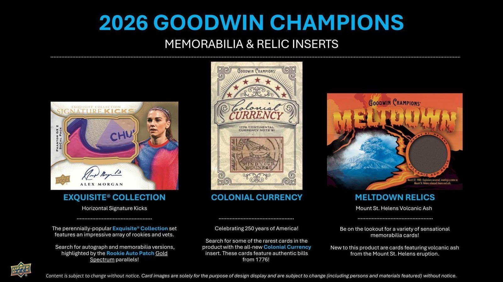 2026 Upper Deck Goodwin Champions Factory Sealed Hobby Box