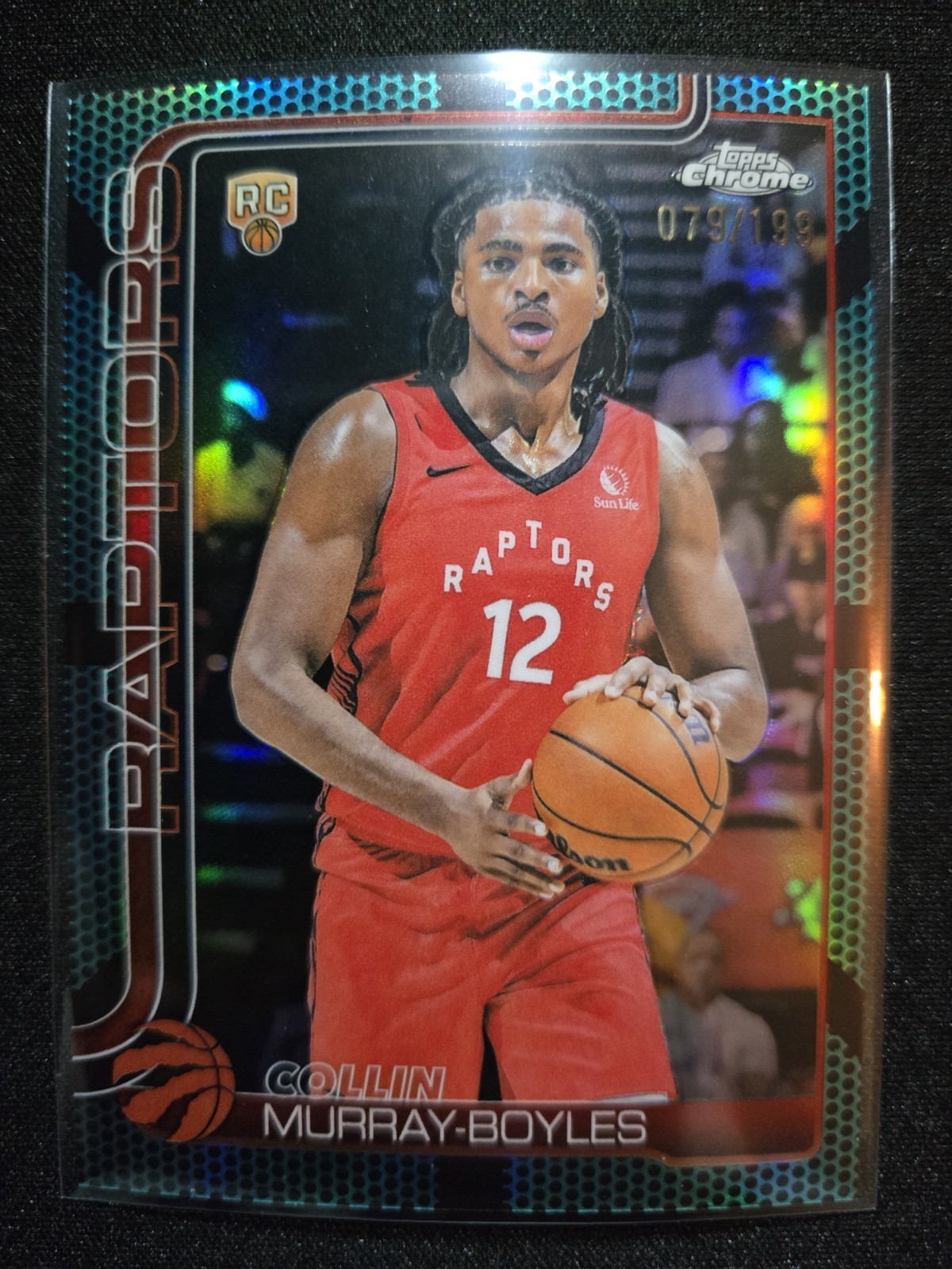 2025-26 Topps Chrome Collin Murray-Boyles Aqua Basketball Border Refractor /199