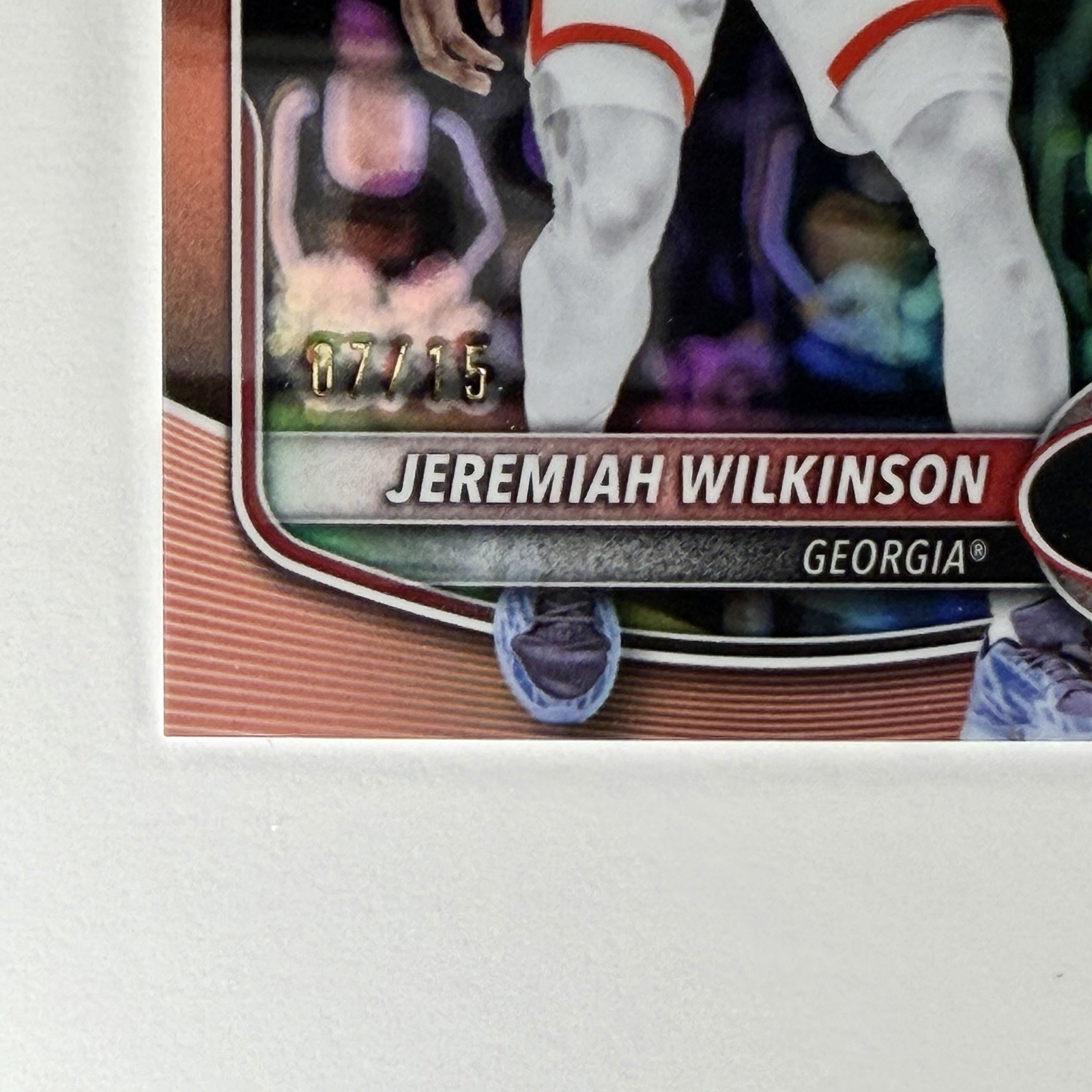 2025-26 Bowman Basketball – Jerimiah Wilkinson 1st – ROSE GOLD – /15 – #BCP-70