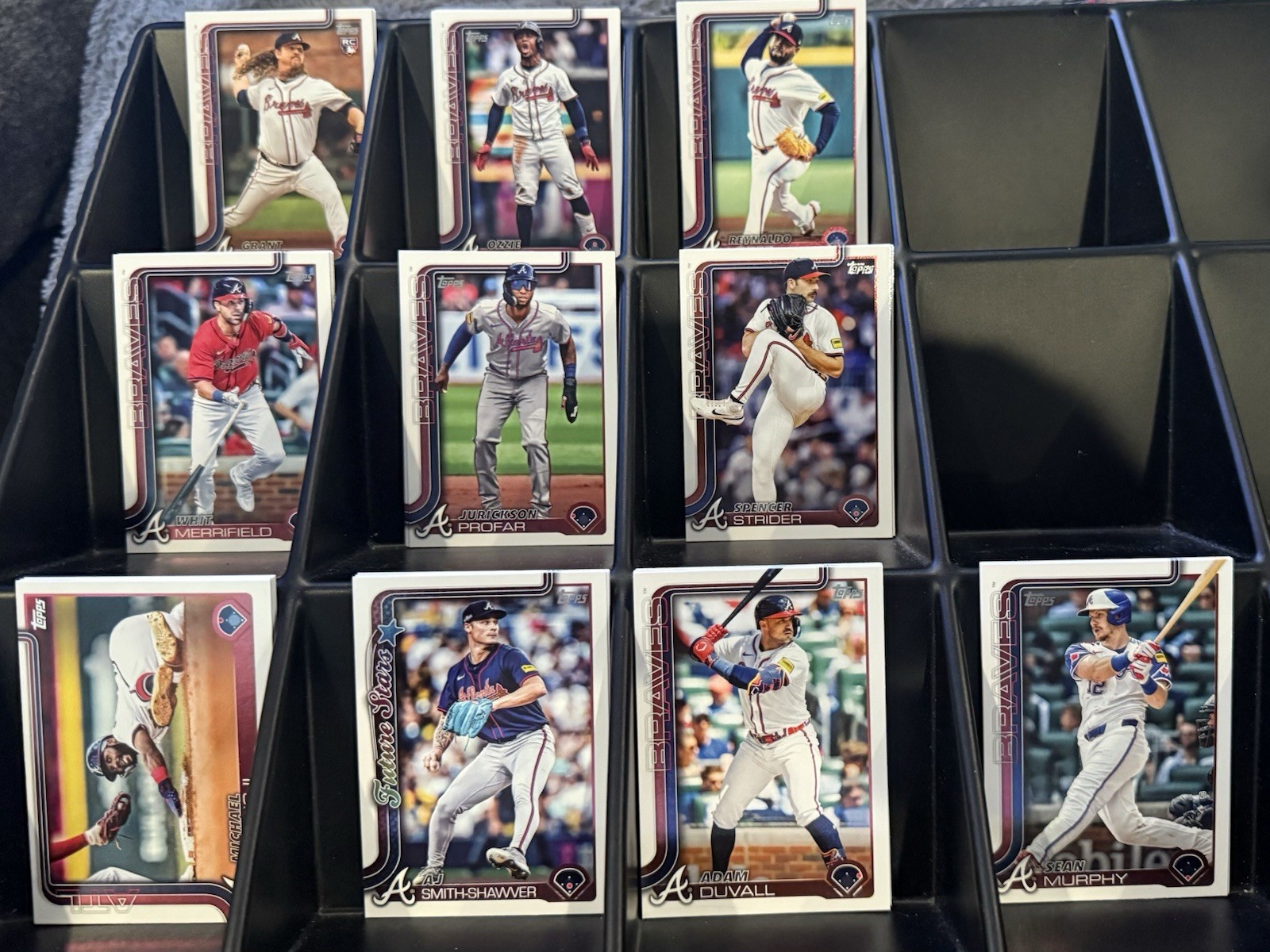 2025 Topps Series 2 Team Set Atlanta Braves 10 Cards