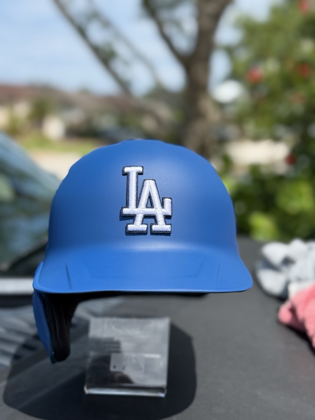 LOS ANGELES DODGERS OHTANI AUTHENTIC RAWLINGS MACH PRO CUSTOM BATTING HELMET