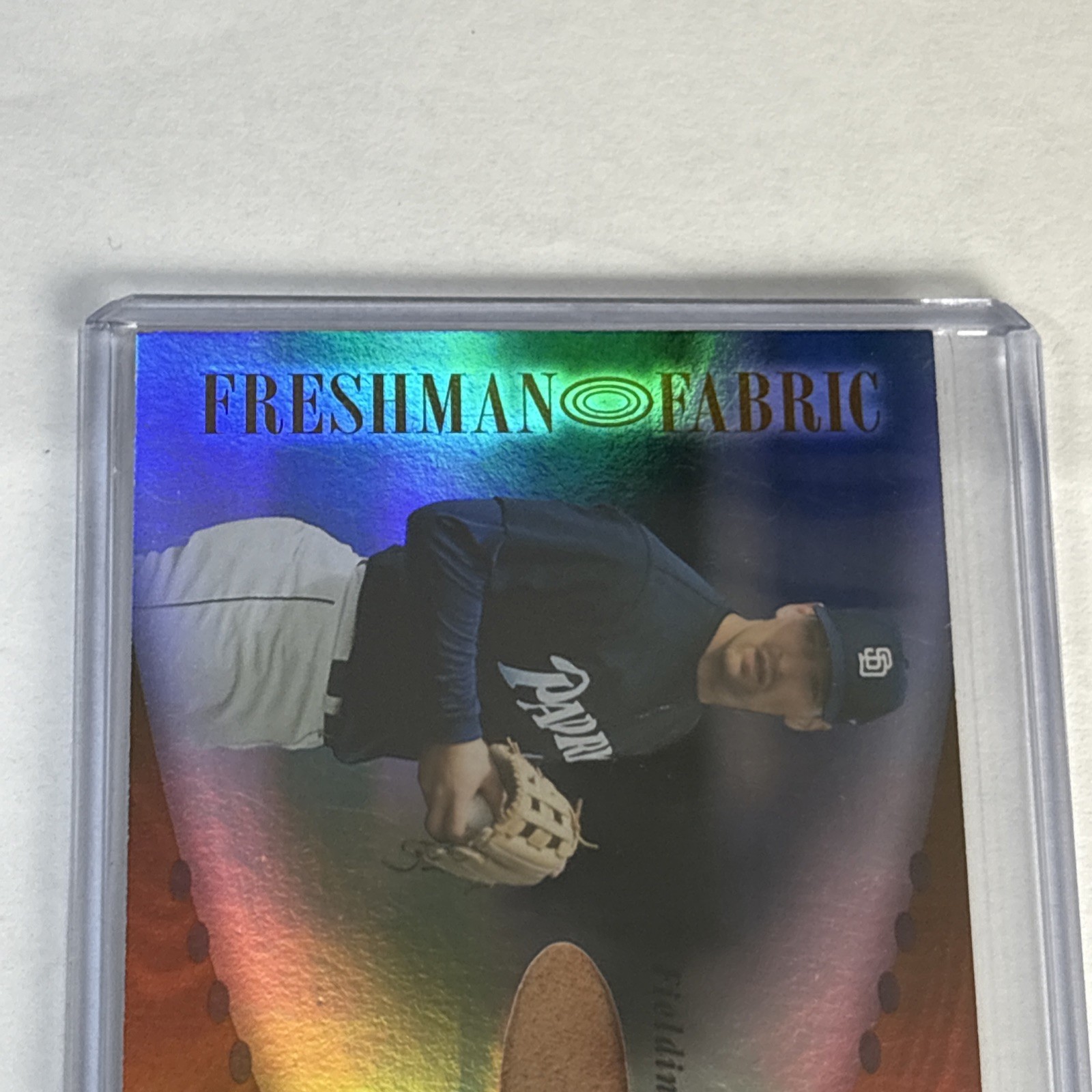 2001 Leaf Certified Mat. Xavier Nady Game-Worn Relic Mirror Gold #11/25 Padres