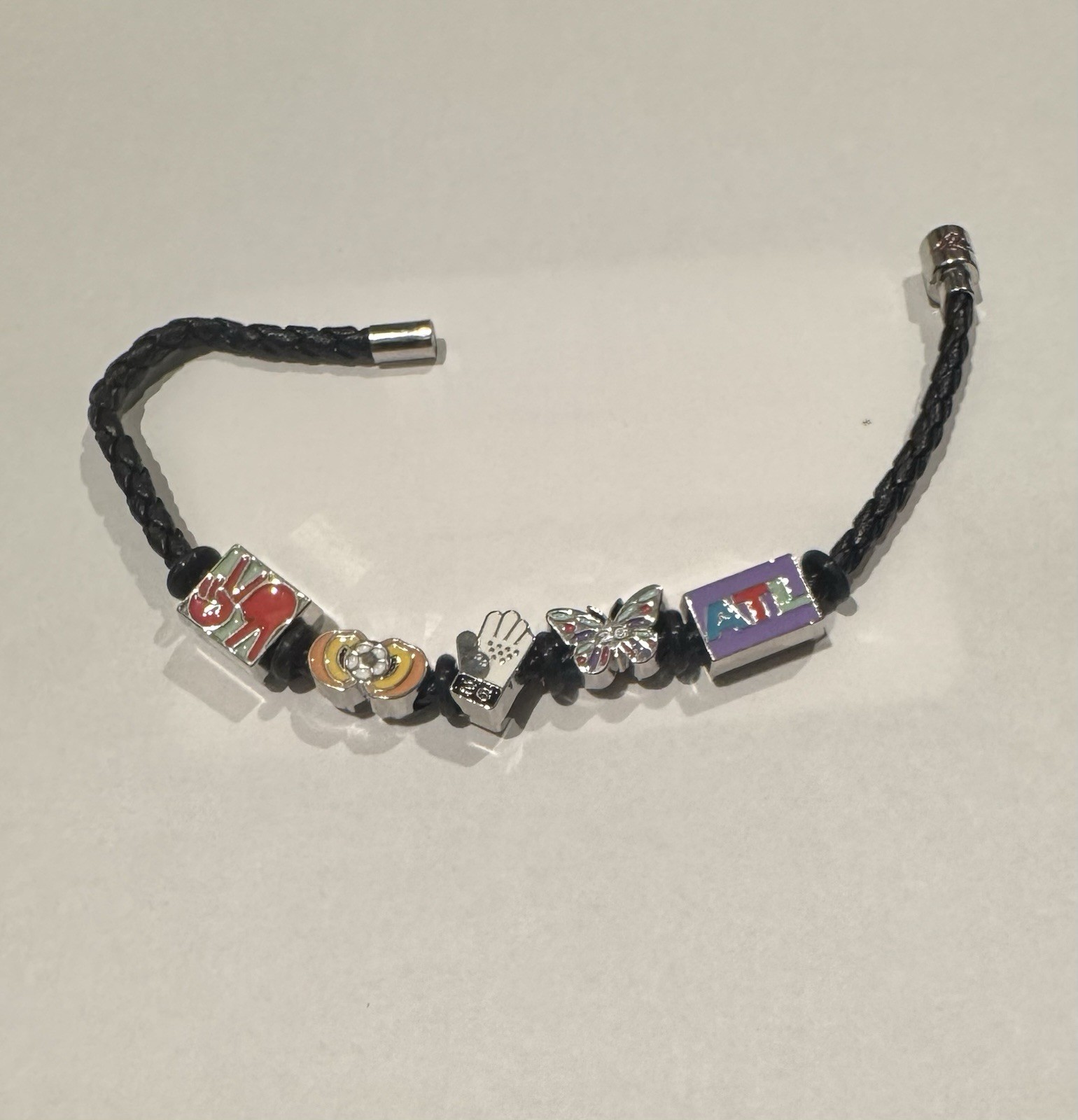 Bank of America FIFA World Cup 26 Braided ATL Exclusive Charm Bracelet Black 9in