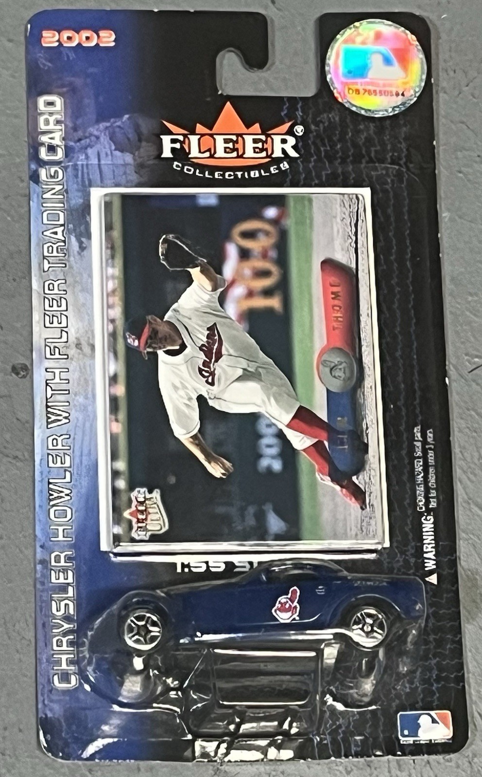 Cleveland Indians Jim Thome 2002 CHRYSLER HOWLER w/ Trading Card SCALE 1:55 New
