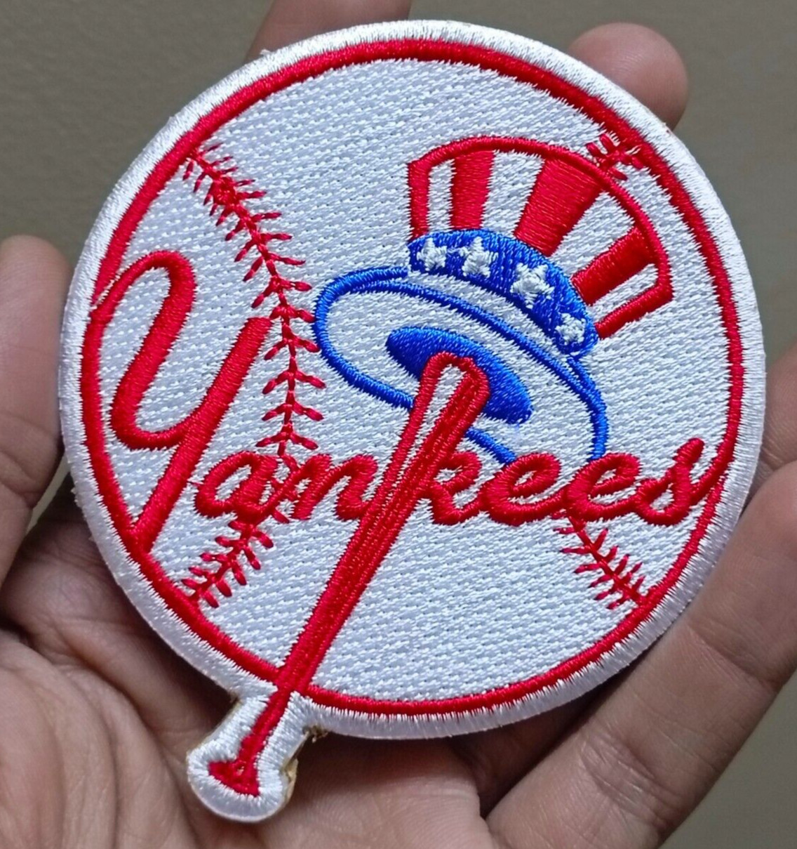 New York Yankees Logo Baseball Iron on Patch – Sew Patch – Embroidered Patch