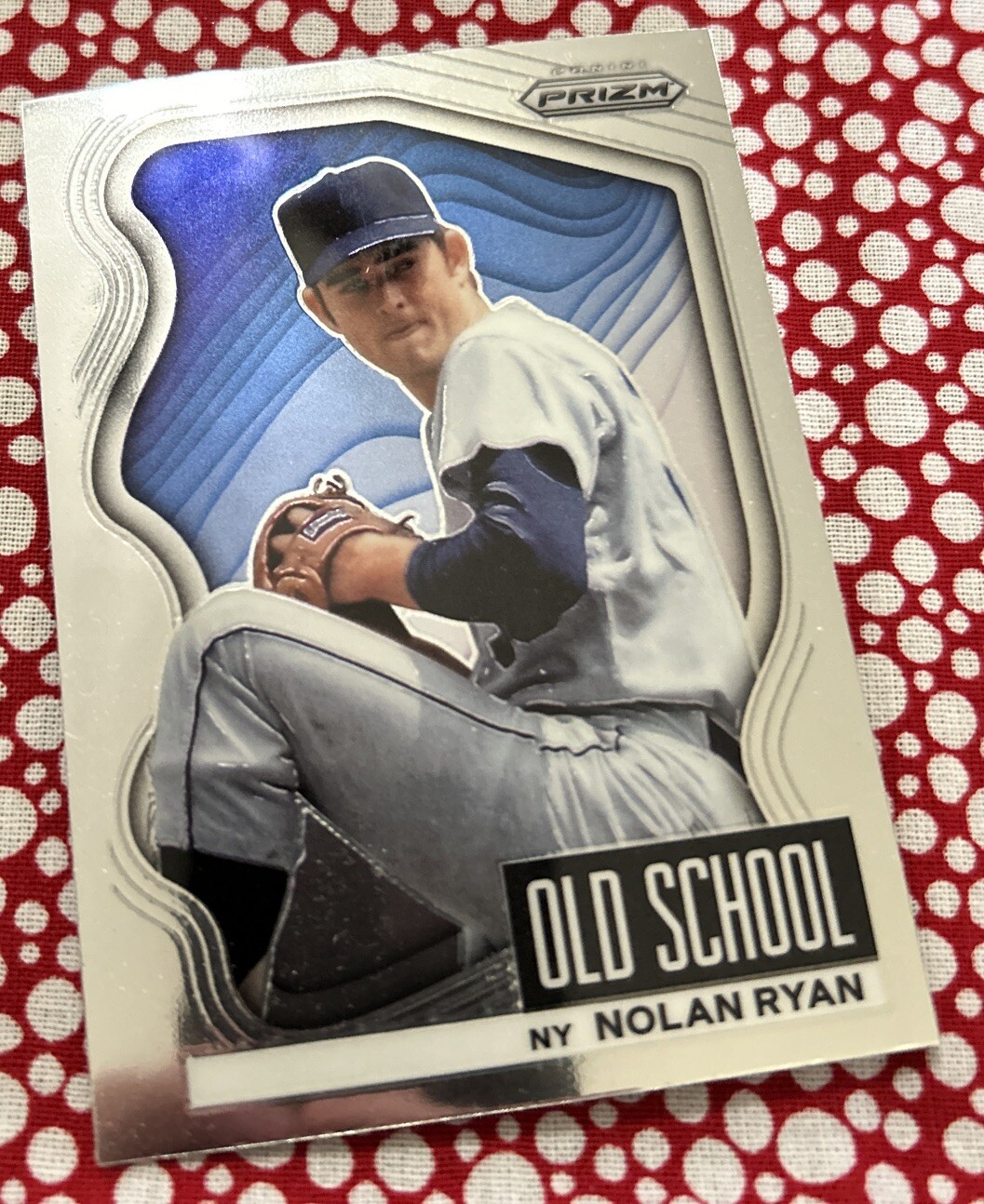 2022 Prizm Baseball #OS-1 Nolan Ryan Old School Baseball Card