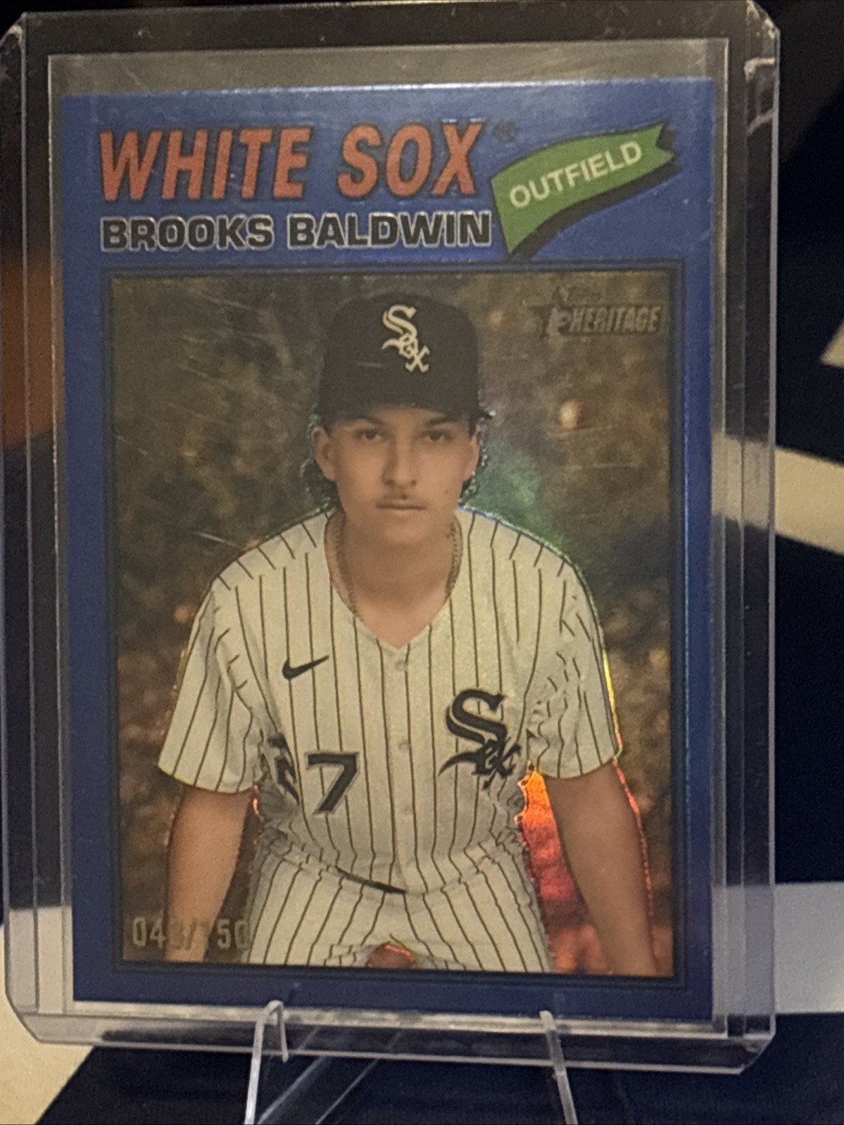 2026 Topps Heritage – Brooks Baldwin #274 Chrome Blue Refractor /150