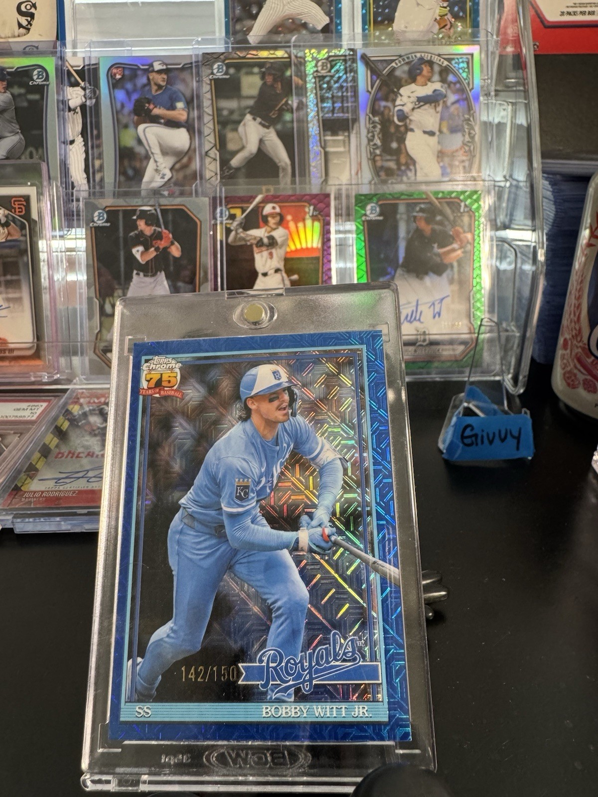 2026 Topps Series 1 – 1991 Topps Baseball Bobby Witt Jr. #T91-3 Blue /150