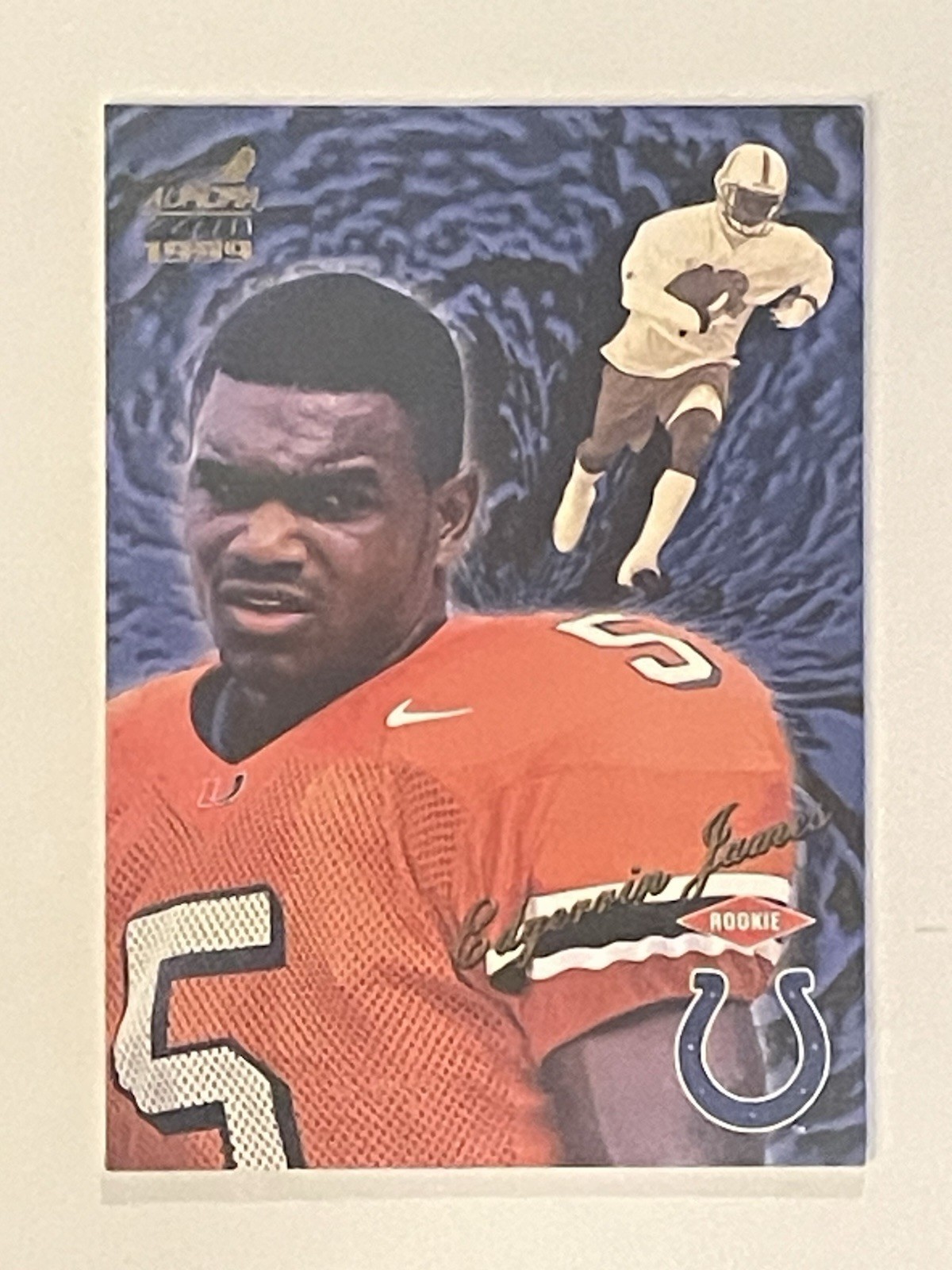 Edgerrin James 9 Rookie Card (RC) Lot – Various Sets, Insert + Base