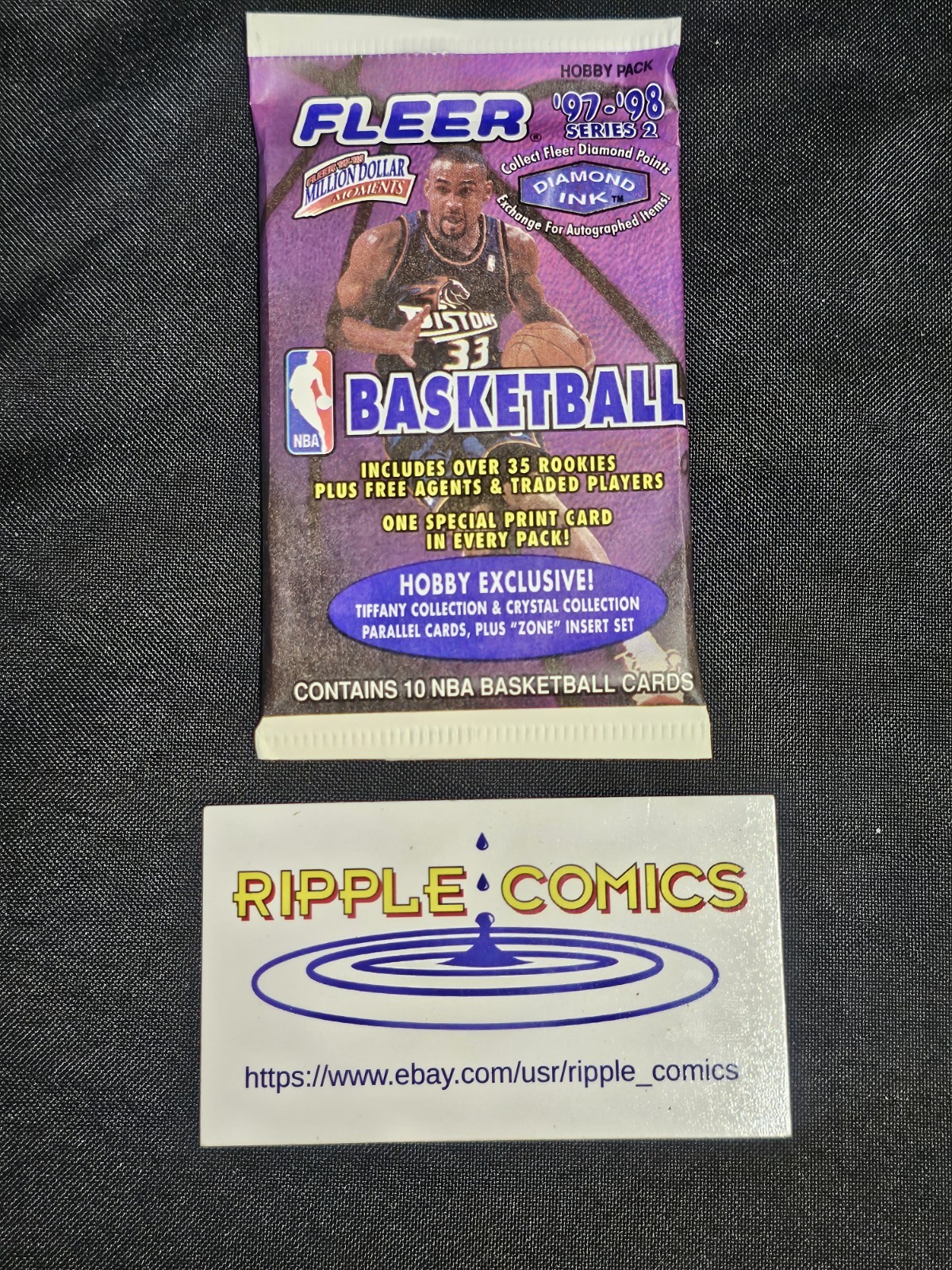 1997-98 Fleer Series 2 NBA Basketball Hobby Pack Factory Sealed